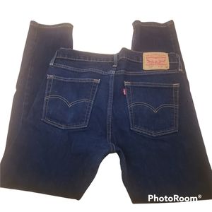 Levi's Dark Blue Men's Straight Jeans